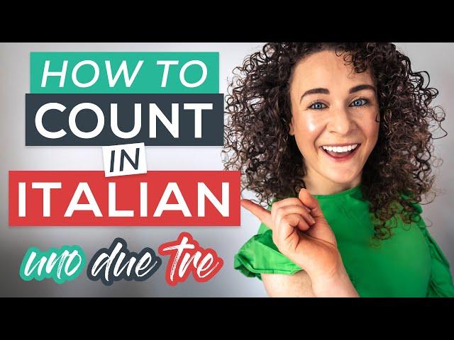 Italian Numbers: Count in Italian from 0 to 1 Billion + FREE PDF  [ Italian for Beginners]