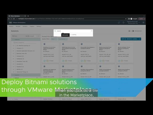 Build Awesome Applications with Bitnami Through VMware Marketplace