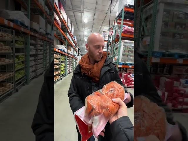 Handing my Italian brother in law “Italian items” in America