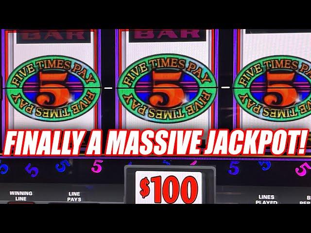 EPIC PLAY ON 5X PAY HIGH LIMIT  INSANE SLOT MACHINE MACHINE PLAY $300 BETS