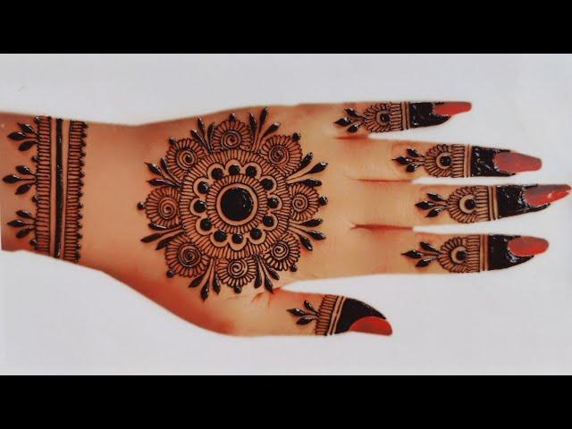 New stylish easy back hand mehndi design|easy mehndi design| mehndi ka design| mehndi design |mehndi