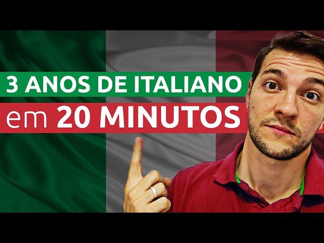 Como Aprender Italiano Básico ao Avançado em 21 minutos (Comprovado)