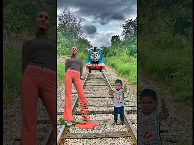 funny train vs sand sculpture special effects on the train driver half #trending #train #vfx #yt