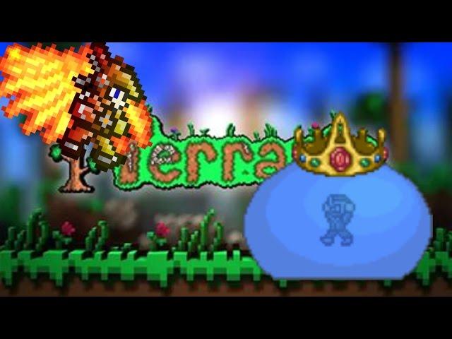 Terraria-Босс-как убить короля слизней и как призвать