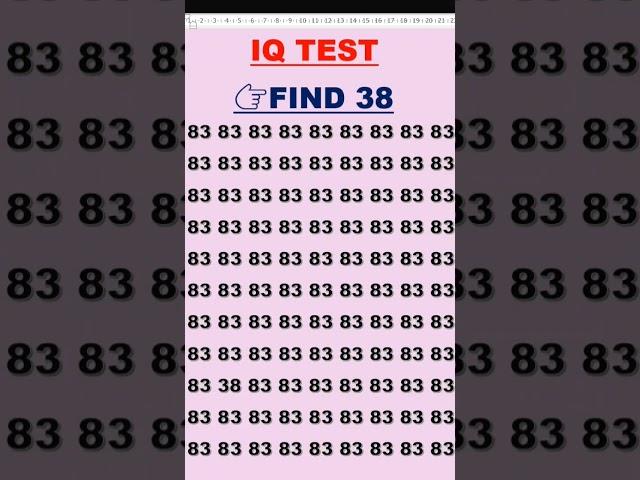 IQ Test 8