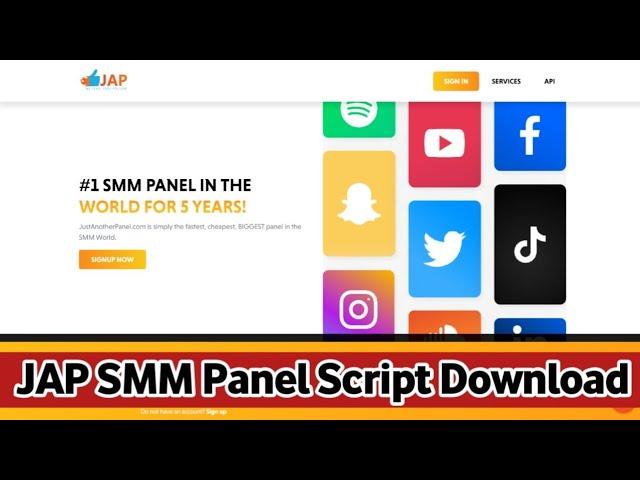 JAP SMM Panel Script Download || Just another Panel Script || Latest SMM Panel Website Script 2024