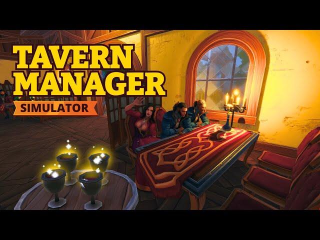 TAVERN MANAGER SIMULATOR Gameplay 【THIS IS SO ADDICTIVE】