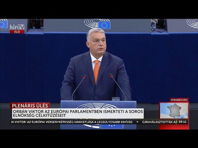 Orbán Viktor: azért jöttem, hogy ébresztőt fújjak - HÍR TV