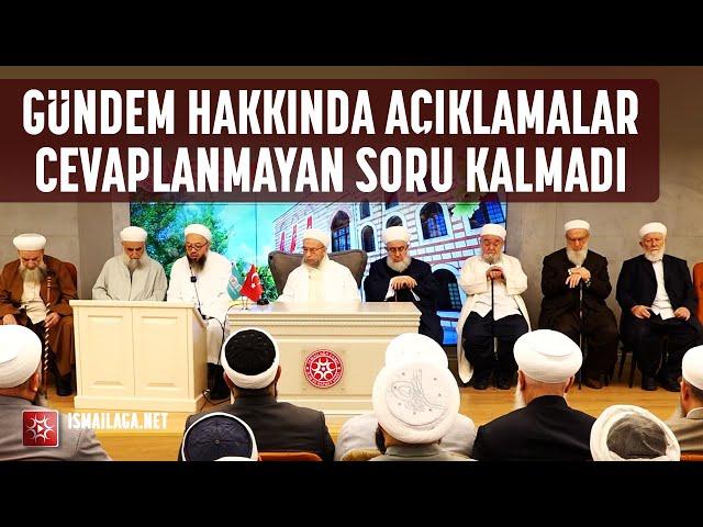 Gündem Hakkında Açıklamalar ve Suallere Cevaplar  @ismailaganet