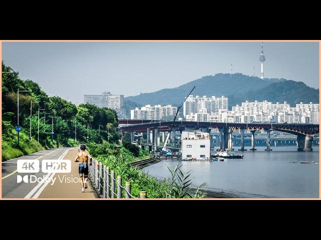 [4K HDR] 9월 폭염에 한강공원 청담나들목에서 압구정나들목까지 걷기 | Walking Tour