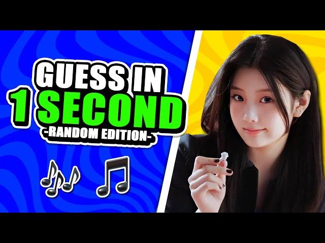 GUESS RANDOM 50 KPOP SONG IN JUST 1 SECOND | KPOP QUIZ