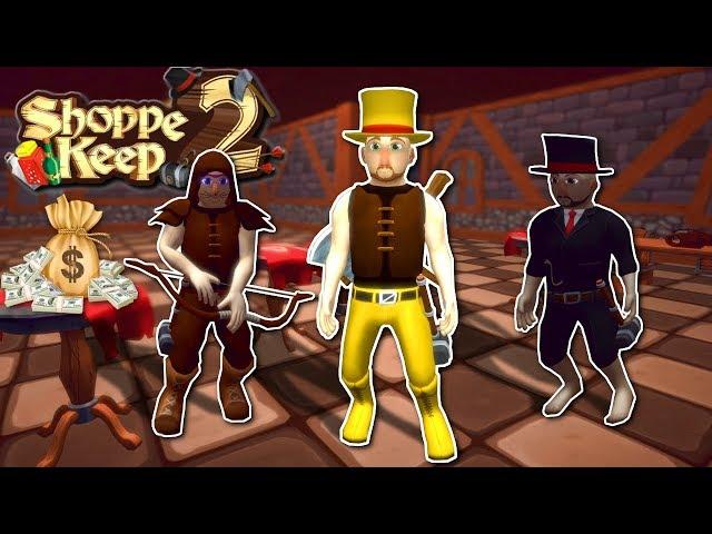 Building a DYSFUNCTIONAL MEDIEVAL SHOP! - Shoppe Keep 2 Multiplayer Gameplay - Shop Simulator Game