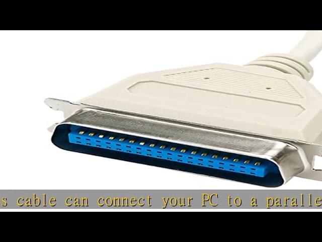 Dahszhi 4.5m/14.7Feet DB25 Pin Male to Centronics 36 Pin Male Parallel Printer Cable LPT Parallel P