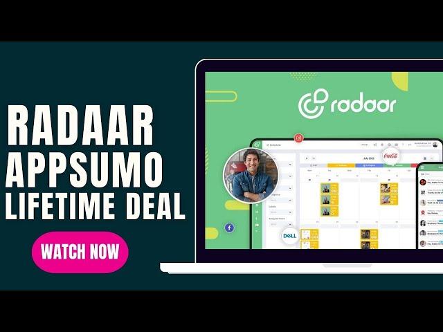 RADAAR Review & RADAAR Lifetime deal | RADAAR Appsumo Lifetime deal