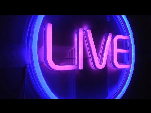 Lumoonosity Live Neon Sign For Streaming/Recording!