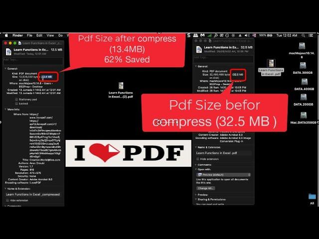 how to compress pdf file size | Reduce Size of PDF File | pdf كيفية ضغط ملف