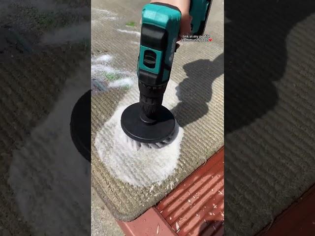 Power Scrubber Brush | Drill Brush Attachment -  Cleaning Hack!