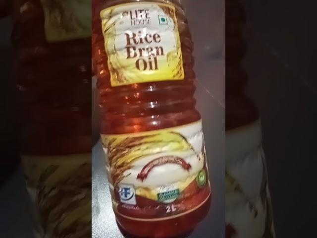 Rice Bran Oil lite house, fortifieb with vitamin A & D +F rice bran oil shorts video vestige #oil