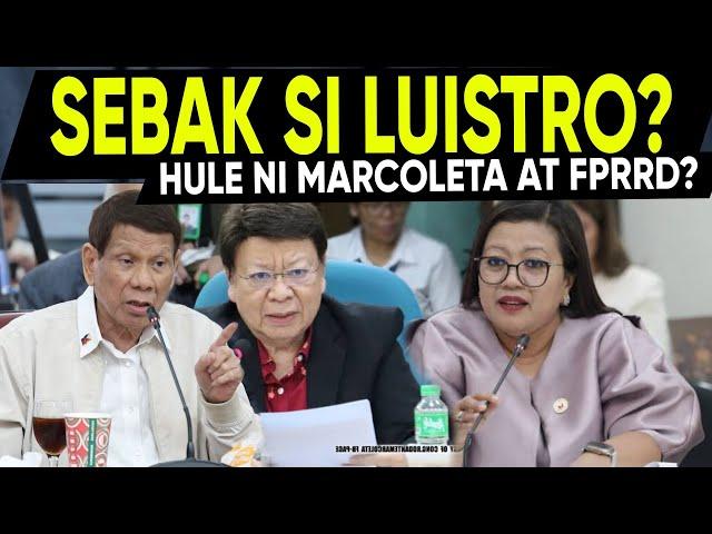 HETO NAKAKABILIB! FPRRD at CONG.MARCOLETA PENATATANGGA/LAN na ng LlSENSYA si LUlSTR0 Bilang ABUGAD0?