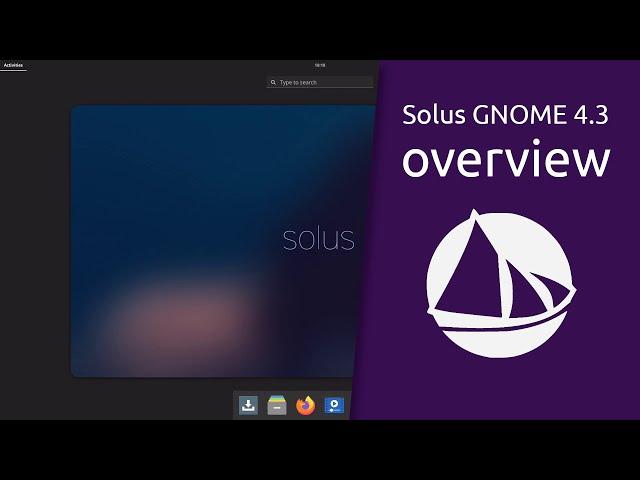 Solus GNOME 4.3 overview | Designed for Everyone.