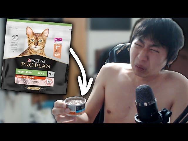 Viewers FORCED ME TO EAT CAT FOOD: