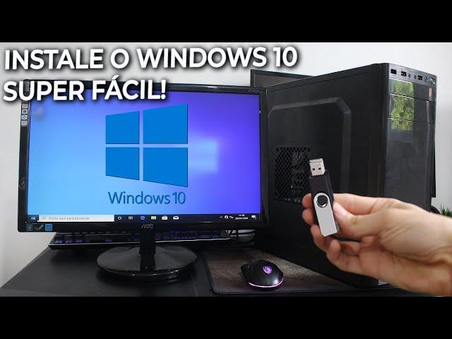 SAIBA COMO INSTALAR O WINDOWS 10 NO COMPUTADOR (FORMATAR O PC) FÁCIL E RÁPIDO!