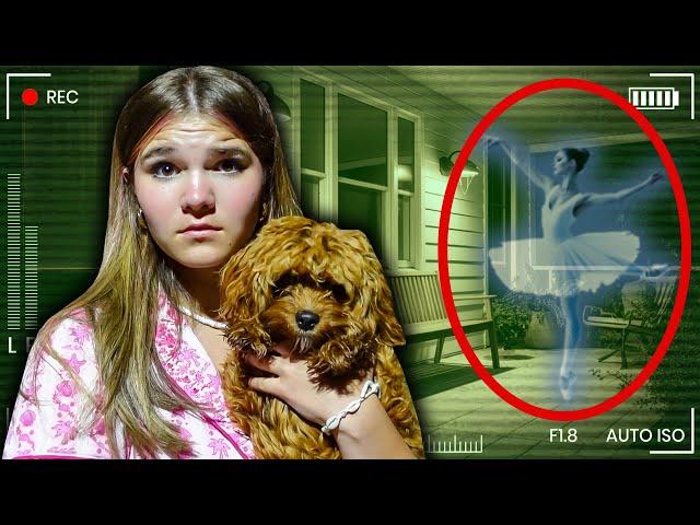 We Saw A Creepy Ballerina Girl In Our SECURITY CAMERA!