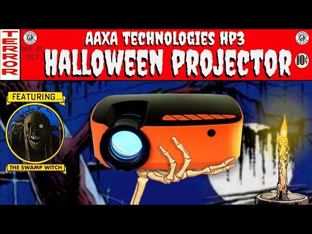 HALLOWEEN PROJECTOR Unboxing and Revolting Review | AAXA HP3