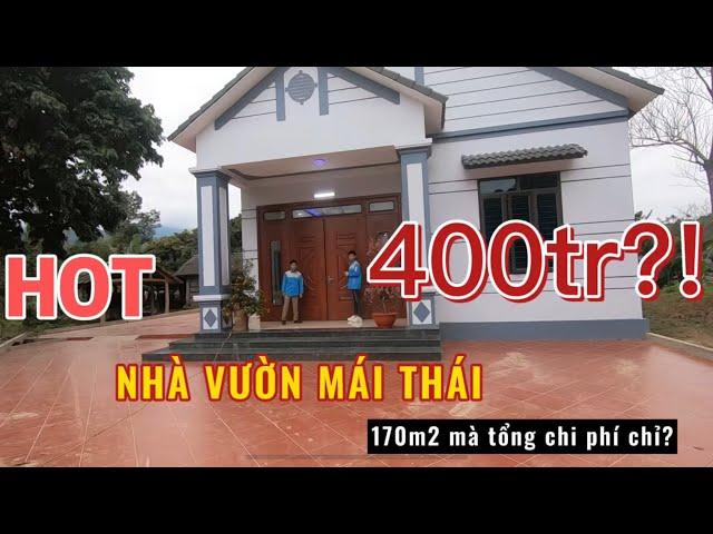 Nhà mái thái giá bình dân chi với 400tr tại Văn sơn, Văn bàn, Tp Lào cai