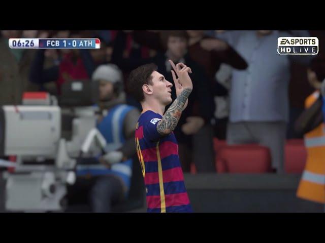 Lionel Messi vs Athletic Bilbao (Home) - 17/01/2016 - Fifa Remake - by Pirelli7.