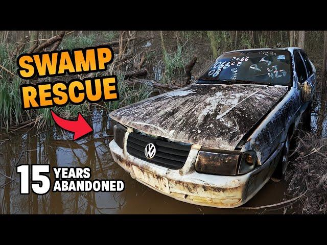 FOUND IN THE SWAMP! VOLKSWAGEN ABANDONED CAR | FULL DETAIL