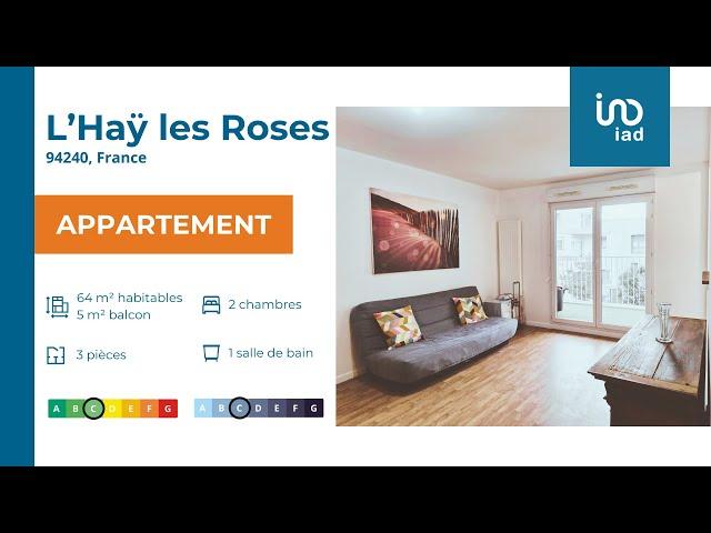 Location meublée appartement T3 à l'Haÿ les Roses | Evelyne LAURENT - Conseillère Immobilier IAD