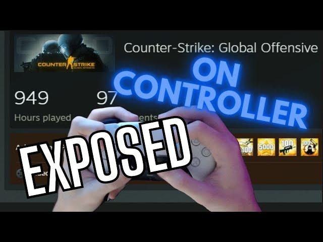 CS:GO on a controller?! - iHardScope Secret EXPOSED