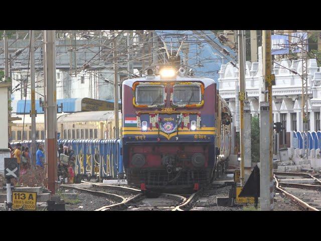 Happy Birthday PINAKINI Express | Stunning Looking BZA's WAM4 Livery BZA WAP-4 | Indian Railways