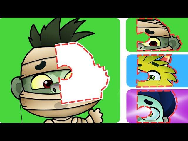 Mummy Zombie Puzzle Play | Spooky Songs By Papa Joel’s English