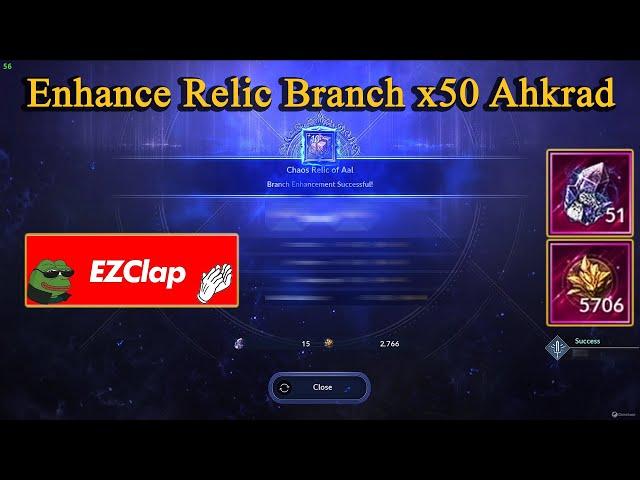 Black Desert Mobile | Enhance Relic Branch With x50 Ahkrad - Ez EP 1