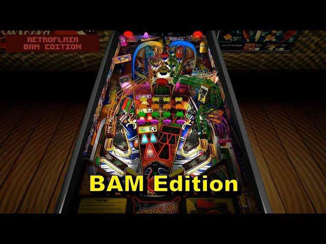 RetroFlair (Future Pinball original) vs TerryRed (BAM Edition) update. What was old is new again!