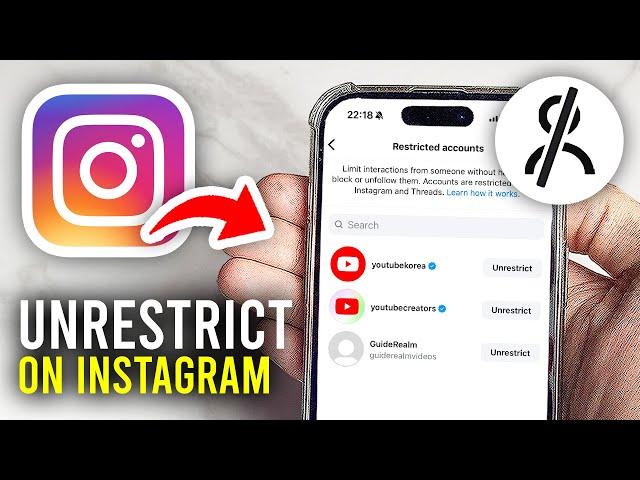 How To Unrestrict A User On Instagram - Full Guide