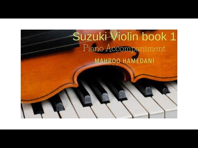 Suzuki violin book 1, piano accompaniment, Allegro