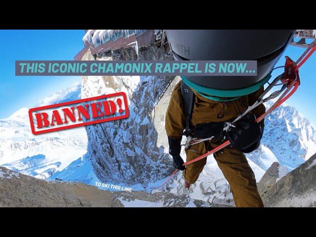 Skiing the Passerelle Couloir in Chamonix - A Step by Step Guide // DAVE SEARLE