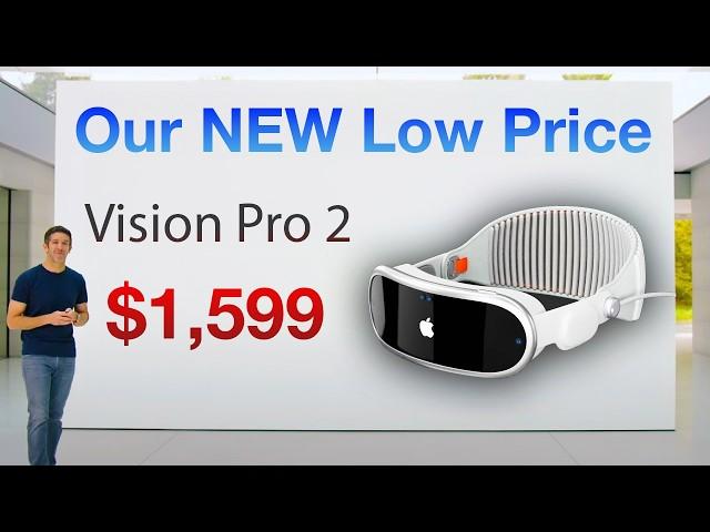 Vision Pro 2 - Apple's NEW LOWER PRICE at $1599!