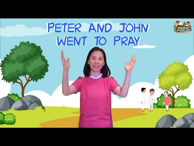 Peter And John Went To Pray | Christian Children Song | Action Song