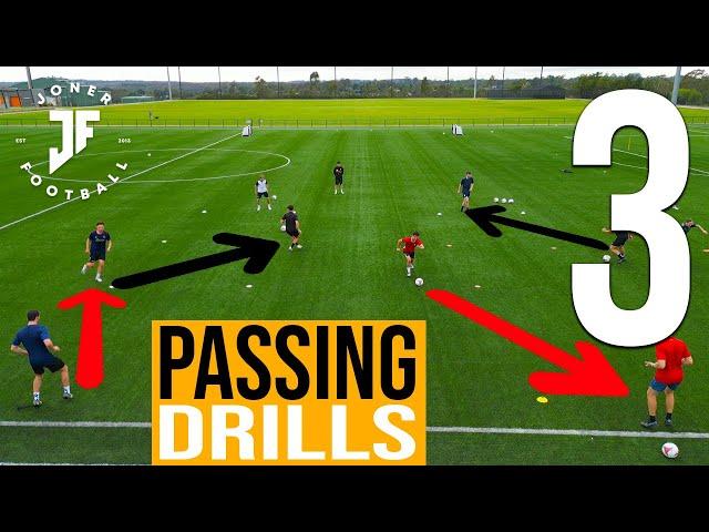 3 PASSING DRILLS YOU MUST TRY | JONER FOOTBALL