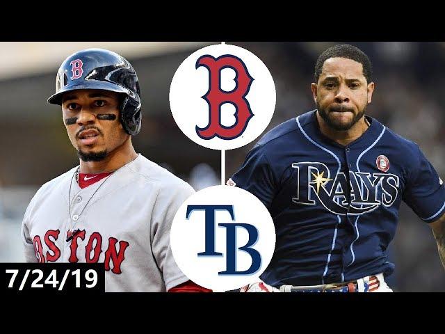 Boston Red Sox vs Tampa Bay Rays Highlights | July 24, 2019 (2019 MLB Season)