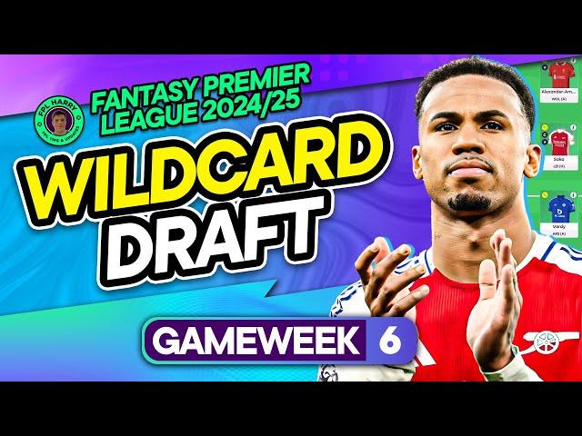 FPL GW6 WILDCARD DRAFT TEMPLATE!  | Fantasy Premier League Tips 2024/25