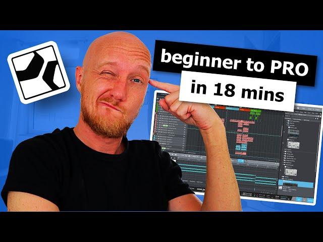 Complete Studio One 5 tutorial for beginners – no knowledge assumed