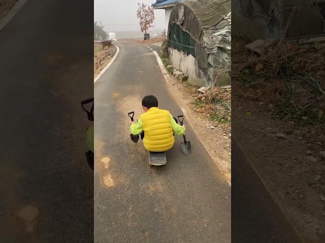 썰매놀이 @망원동경찬이사랑이네