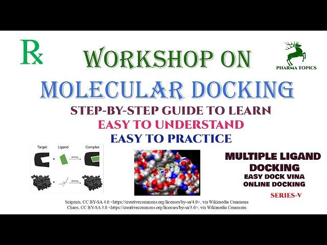 Workshop on Molecular docking - Multiple ligand docking and Online docking - Series-5