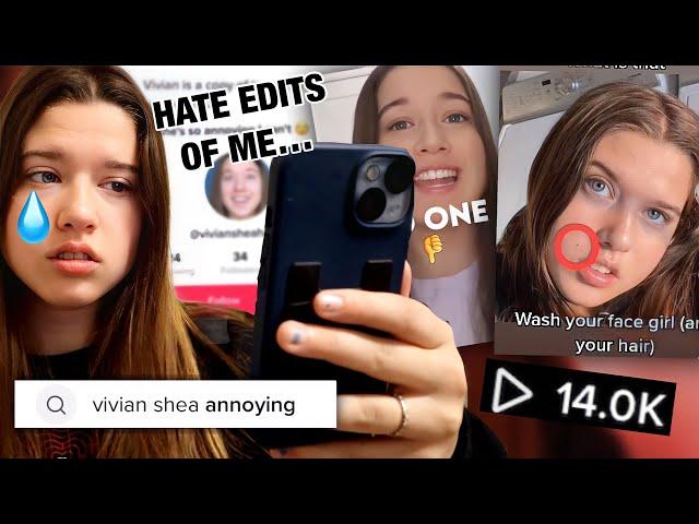 reacting to tiktok hate accounts of me...