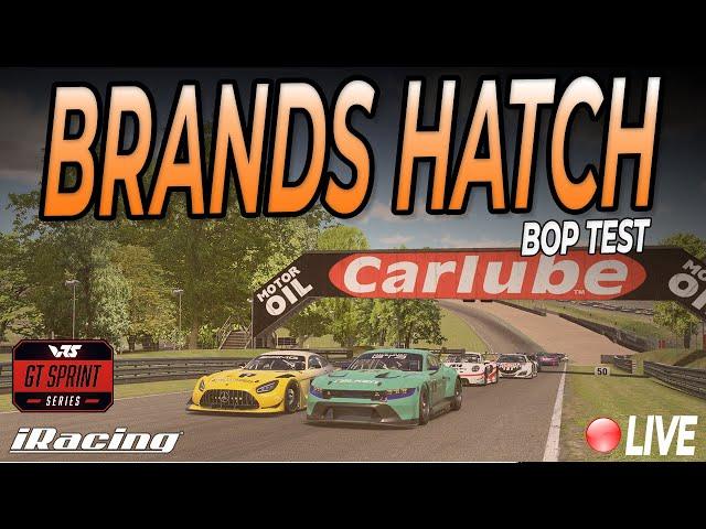 GT3s at Brands Hatch BOP Testing all cars